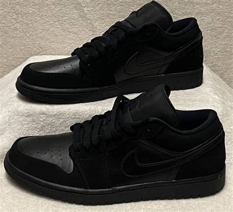 Nike Nike Air Jordan 1 Low Triple Black Sneakers 553558 025 Grailed