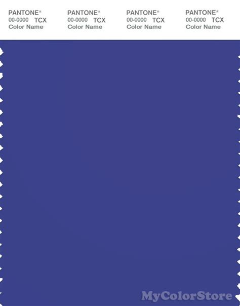 Pantone Smart 19 3955 Tcx Color Swatch Card Pantone Royal Blue