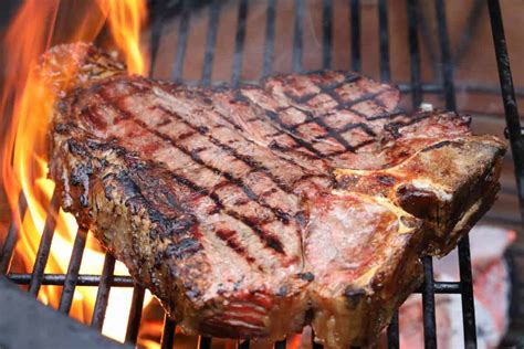 How To Grill T Bone Steak Using Coals T Bone Steak With Parmesan Dusted Mushrooms