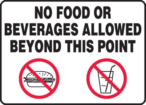 No Food Allowed Signs Clipart Best