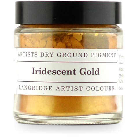 Iridescent Gold Pigment Langridge Artist Colours