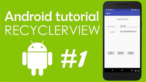 Android Tutorial Using RecyclerView Widget To Display List Of Users YouTube