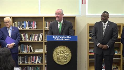 Governor Holds Press Conference To Highlight Increase In School Funding