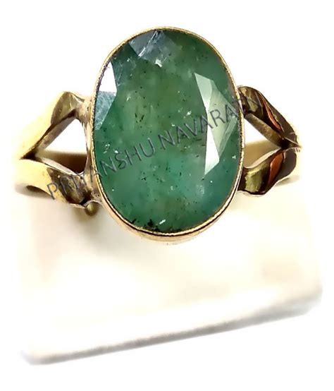 Zambian Lab Certified 525 625 Emerald Panna Ring 100 Natural
