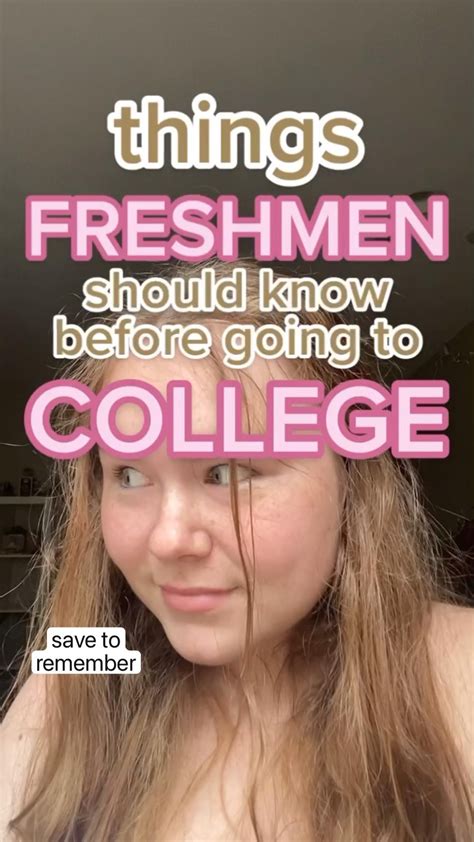 Things Freshmen Should Know Before Going To College Artofit