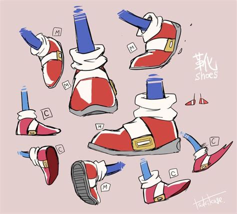 Sonics Foot And Sneaker Drawing Techniques Drawing Tips Drawing