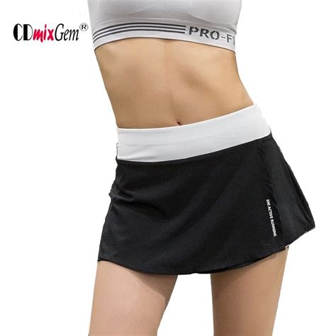 Women Tennis Skorts Brand Summer 2 In 1 Short Skirts Quick Drying Gym