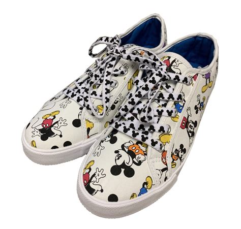 Disney Canvas Shoes For Women Fantastic 5 Mickey Mouse
