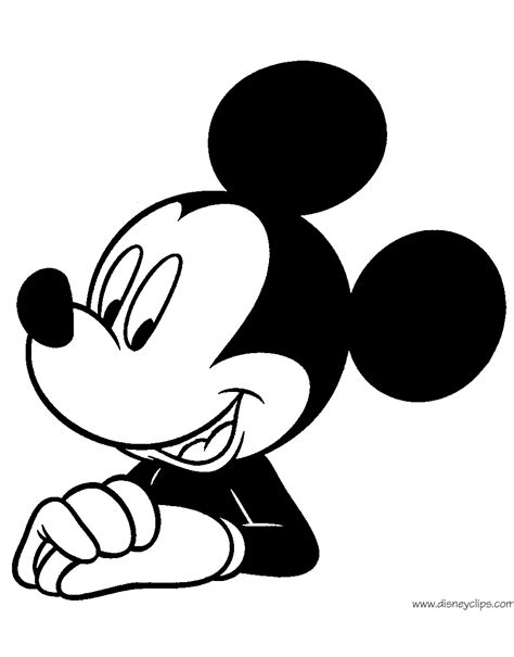 Free mickey mouse coloring pages. Misc. Mickey Mouse Coloring Pages (5) | Disneyclips.com