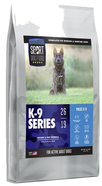 My dogs have been on the sled dog formula for about a month now and i am already seeing results! Sport Dog Food K-9 Series Police K-9 Chicken & Fish ...