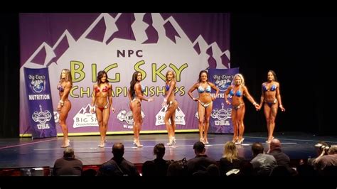 Npc Big Sky Championships Bikini True Novice Pre Judging Youtube