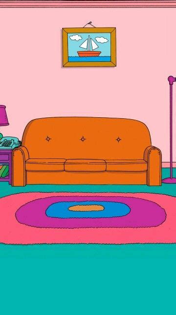 Simpsons Couch Wallpaper Drawing Cartoon Characters Cool Drawings