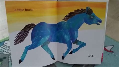 The Artist Who Painted A Blue Horse By Eric Carle Youtube