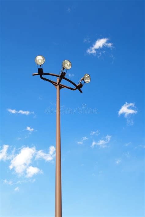 Spot Light Pole Stock Image Image Of Power Lighting 29020823