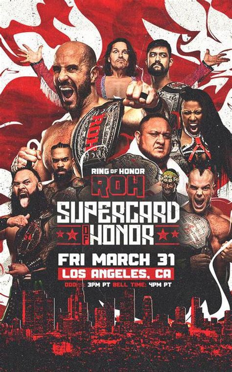 Roh Supercard Of Honor 2023 Official Ppv Replay Trillertv