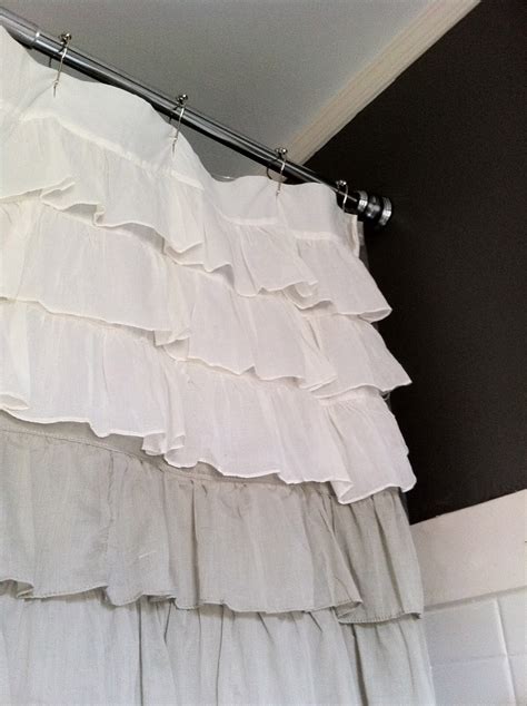 Ruffle Shower Curtain Luzkdesign