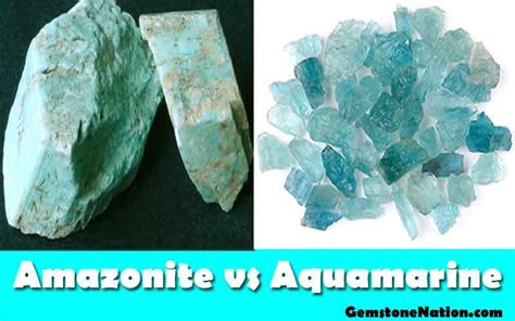 Amazonite Vs Aquamarine How To Tell The Difference Gemstone Nation