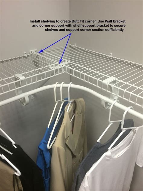 Closetmaid Ladder Shelf Guide D Installation