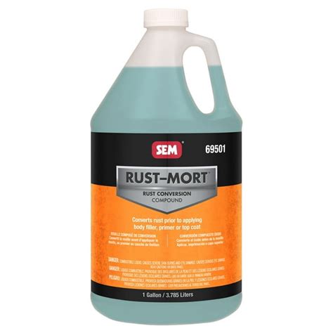 Sem Rust Mort Converts Rust To A Hard Protective Coating 1 Gallon