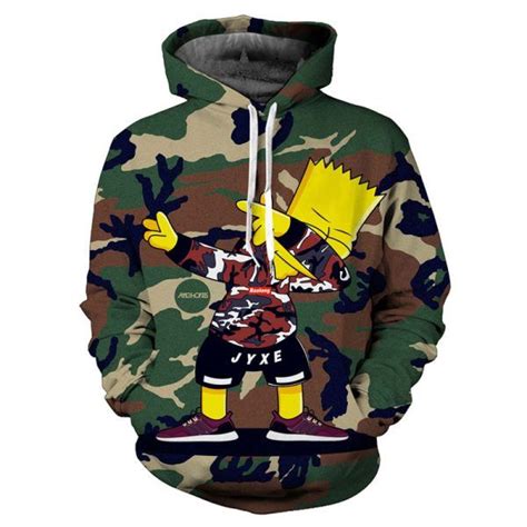Bart Simpson Hoodie Dab Concept 4500 Chill Hoodies Sweatshirts And Hoodies Hoodies Men