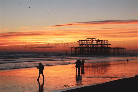 Brighton Brighton Beach Beach Sunset Brighton