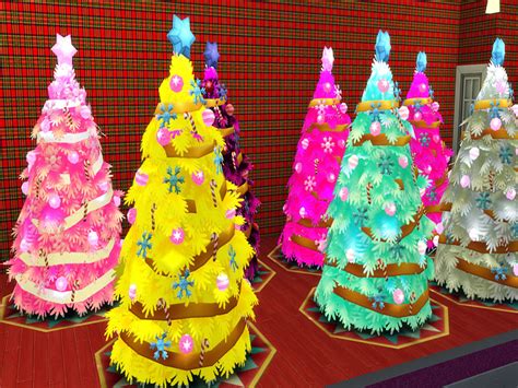 The Sims Resource Seasons Christmas Tree Recolor