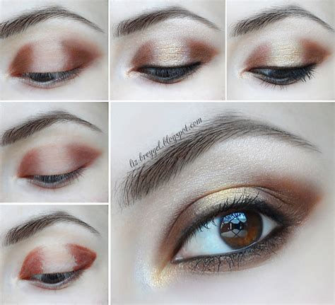 Gold Glitter Cut Crease Smoky Eye Makeup Mania