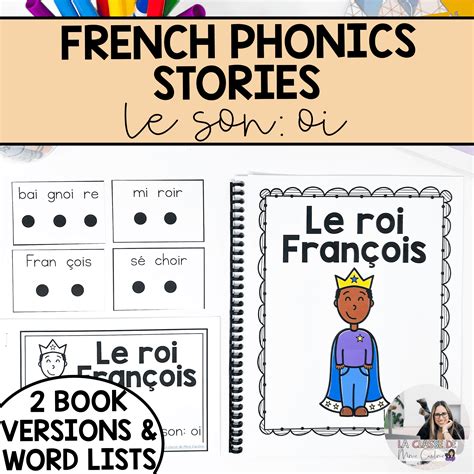 French Phonics Mini Books Learn To Read In French Le Son Oi La