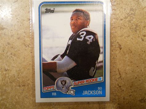 Check spelling or type a new query. Free: TOPPS #327 BO JACKSON SUPER ROOKIE FOOTBALL CARD NEVER OPENED MINT!! - Sports Trading ...