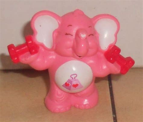 1984 Kenner Care Bears Cousin Lotsa Heart Elephant Mini Pvc Figure