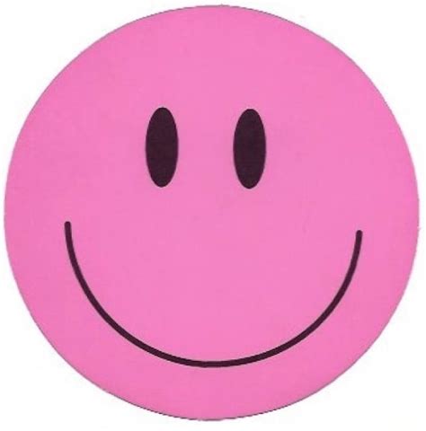 Stickers Labels And Tags Paper And Party Supplies Pink Smiley Face Sticker