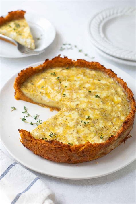 Sweet Potato Crust Quiche With Goat Cheese Meaningful Eats