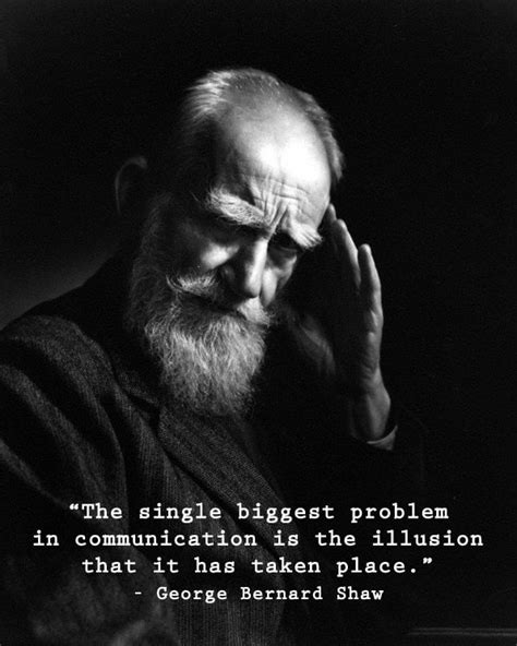 The Single Biggest Problem In Communication George Bernard Shaw