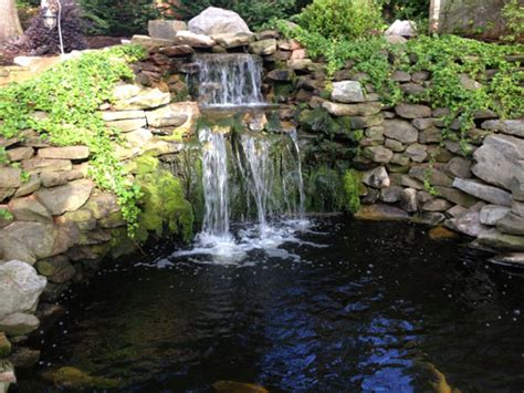When building a pond, do not expose the pond liner to direct building a back yard waterfall. Backyard Pond Construction - Backyard Pond Ideas