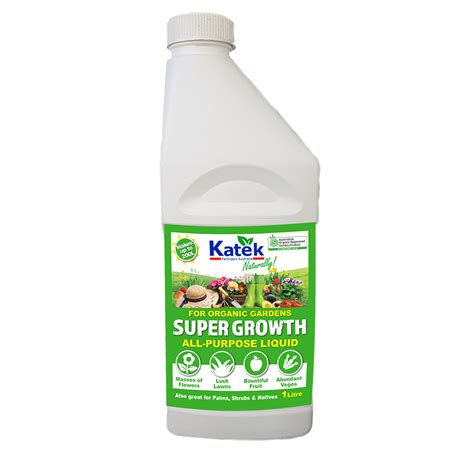 Katek 1l Organic Super Growth All Purpose Liquid Fertilizer Katek