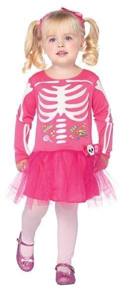 Kids Candy Skeleton Costume