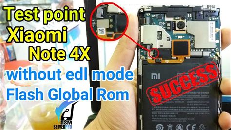 How To Test Point Xiaomi Redmi Note 4X No EDL Mode Flash Global Rom