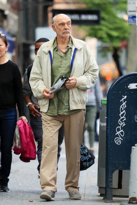 Sean Connery 86 Spotted On Rare Occasion As He Takes A Stroll After