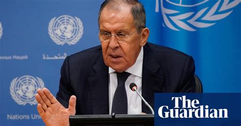 Sergei Lavrov Dismisses Ukraine Peace Plan And Un Effort To Revive