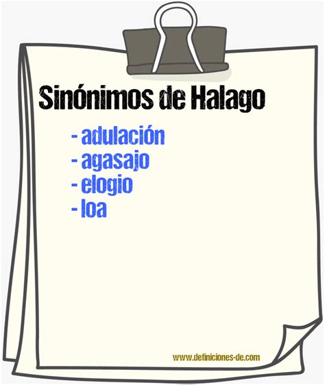 Sinónimos De Halago