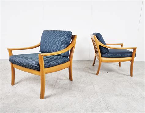 Pair Of Easy Chairs By Wilhelm Knoll 1960s 206152