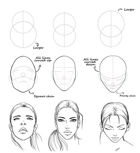 How To Draw A Face And Hair Paula Willis