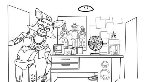 Sister Location Fnaf Coloring Pages All Characters Janeiro Wallpaper