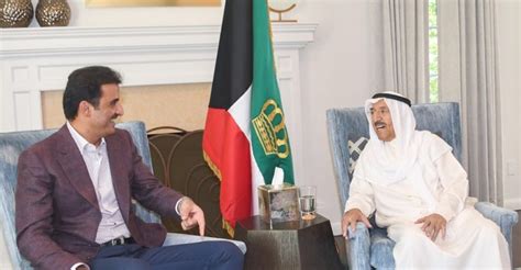 Amir Visits Kuwait Amir In New York Whats Goin On Qatar