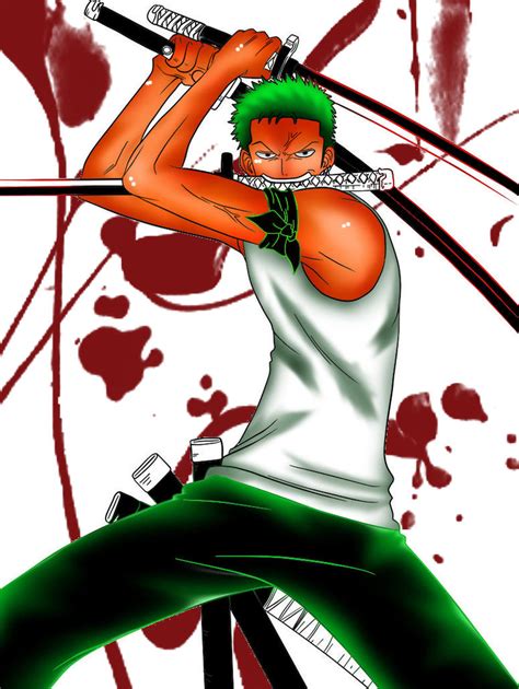 Roronoa Zoro By Nejean On Deviantart