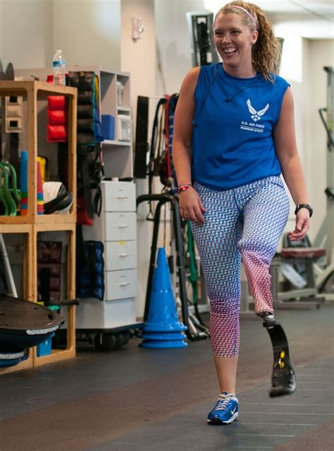 Standing Tall Amputee Airmen Seek To Defy Odds In Therapy