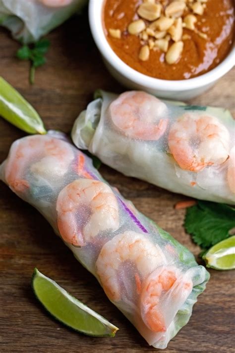 I love hand held foods. Vietnamese Fresh Spring Rolls (+Video) Recipe | Little ...