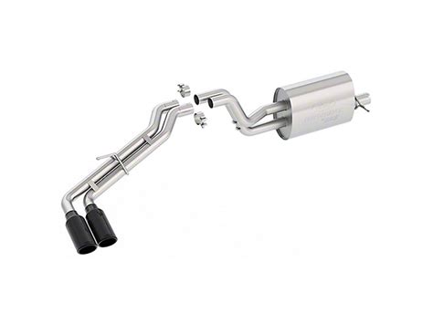 Ford Performance Ranger Sport Dual Exhaust System With Black Chrome