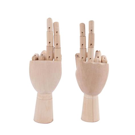 3 Size Tall Wooden Movable Articulated Hand Model Wooden Mannequin Hand