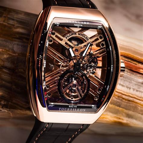Crazy Franck Muller Vanguard Tourbillon In Rose Gold Luxury Watches